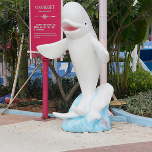 玻璃钢雕塑海豚