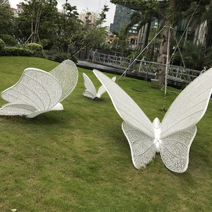 公园蝴蝶雕塑