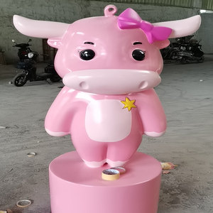 商場美陳雕塑牛牛造型