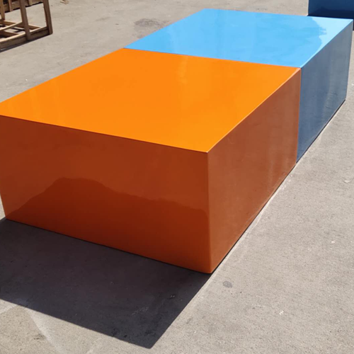 玻璃钢方形坐凳